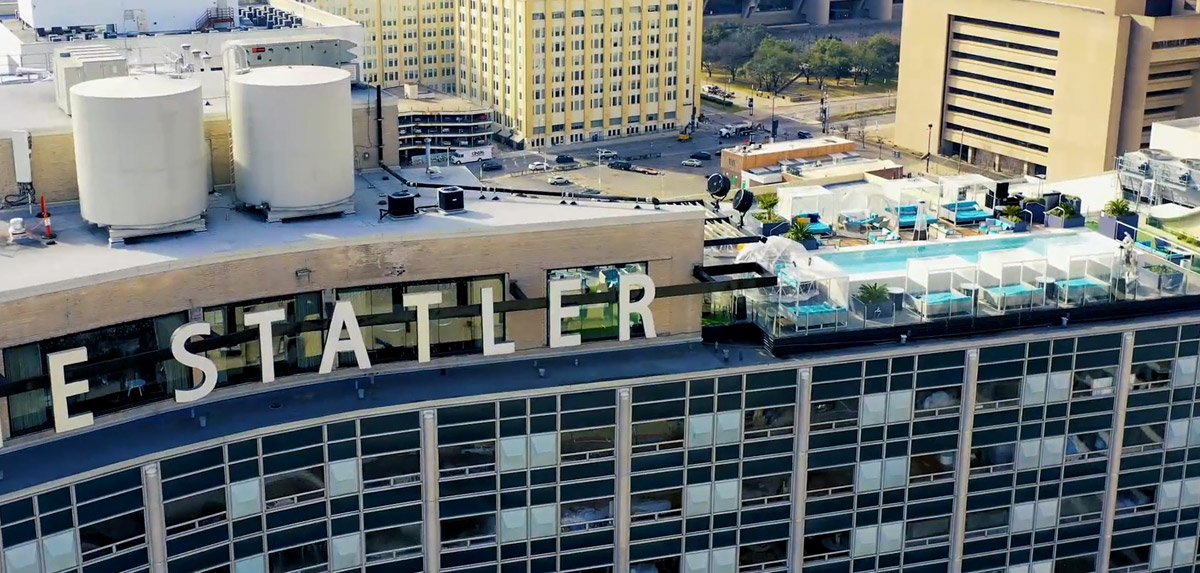 The Statler Residences - Dallas, TX - Aerial Video by Dronize
